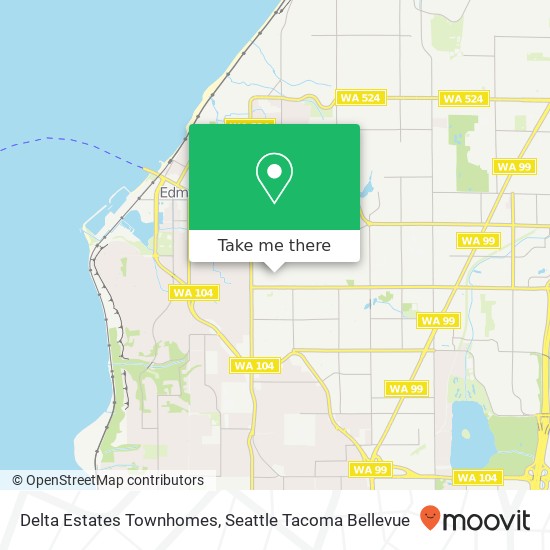 Delta Estates Townhomes map