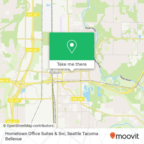 Mapa de Hometown Office Suites & Svc