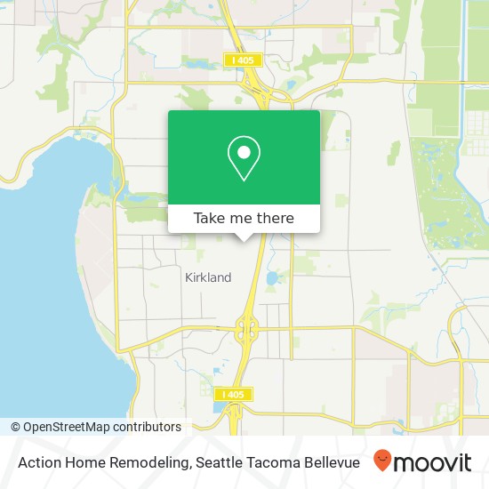 Action Home Remodeling map