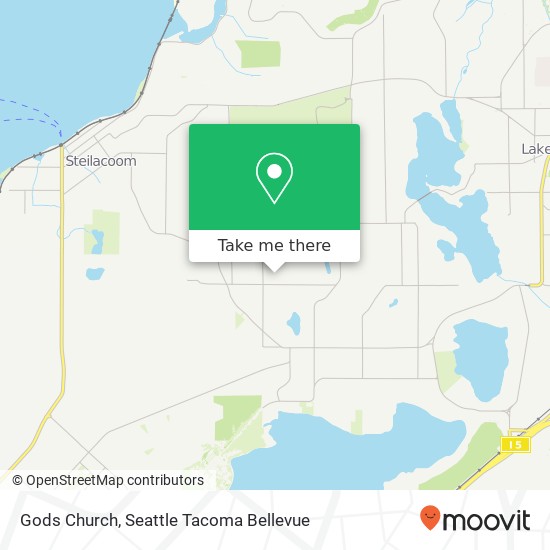 Gods Church map