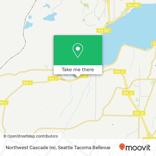Mapa de Northwest Cascade Inc