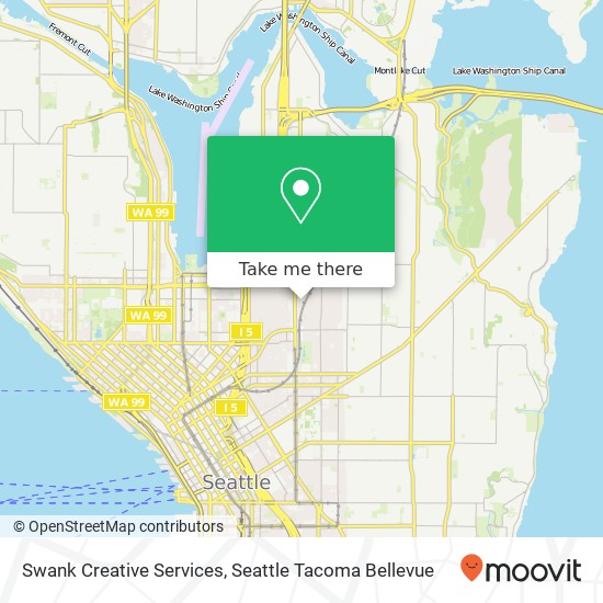 Mapa de Swank Creative Services