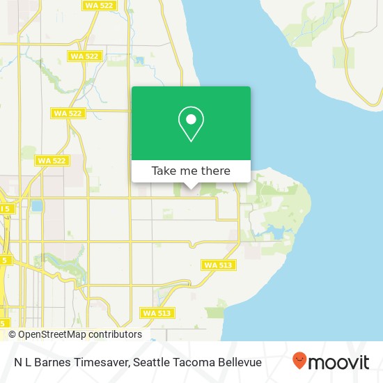 N L Barnes Timesaver map