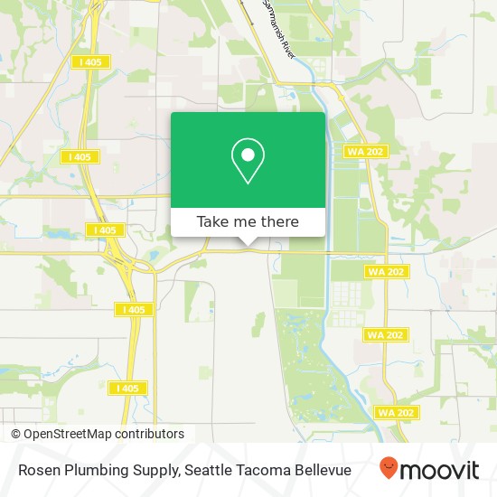 Mapa de Rosen Plumbing Supply