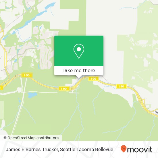 Mapa de James E Barnes Trucker