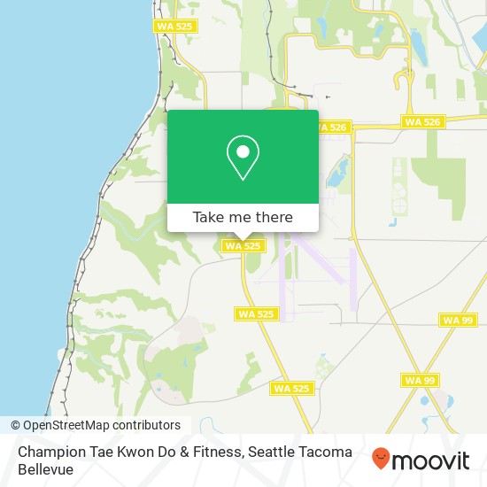 Champion Tae Kwon Do & Fitness map