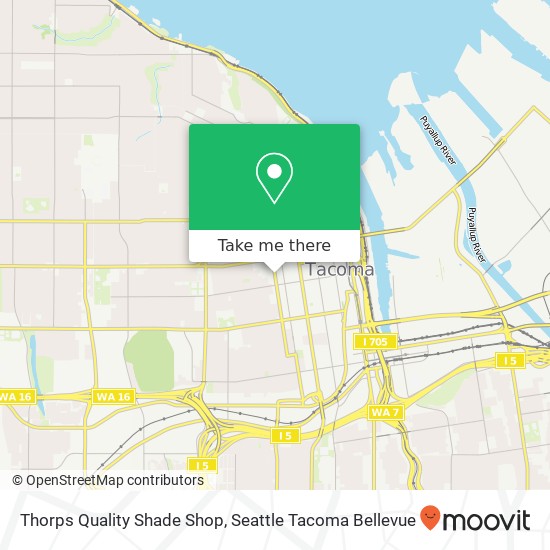 Thorps Quality Shade Shop map