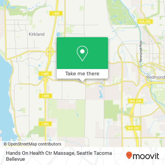 Hands On Health Ctr Massage map