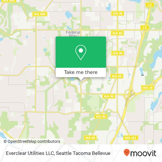 Mapa de Everclear Utilities LLC