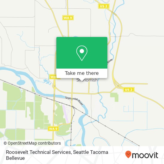 Roosevelt Technical Services map