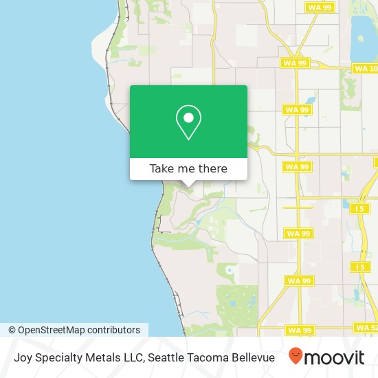 Joy Specialty Metals LLC map