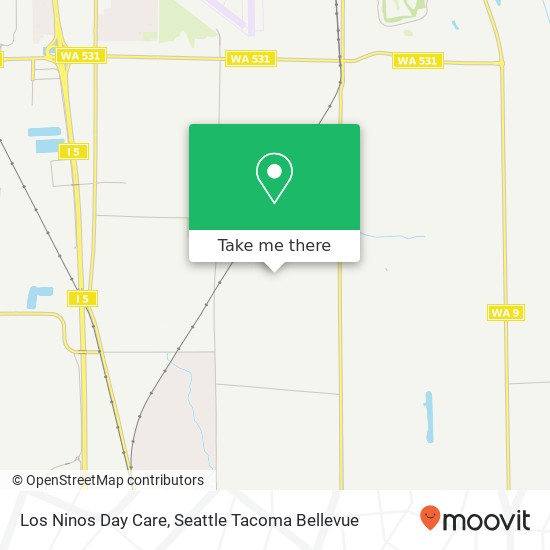 Los Ninos Day Care map