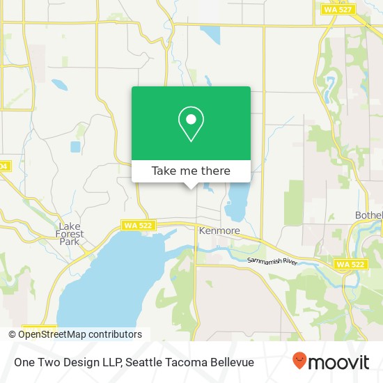 One Two Design LLP map