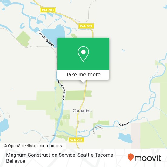 Mapa de Magnum Construction Service