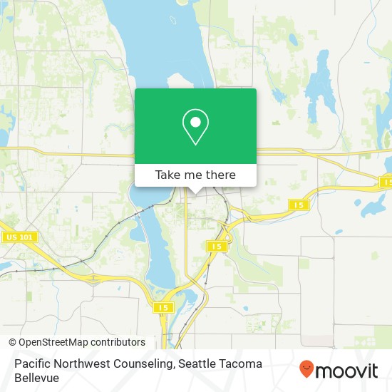 Pacific Northwest Counseling map