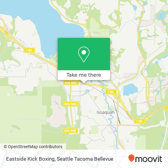 Eastside Kick Boxing map