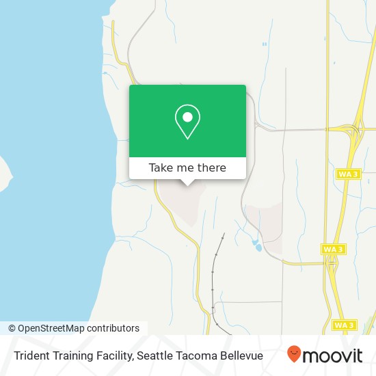 Trident Training Facility map