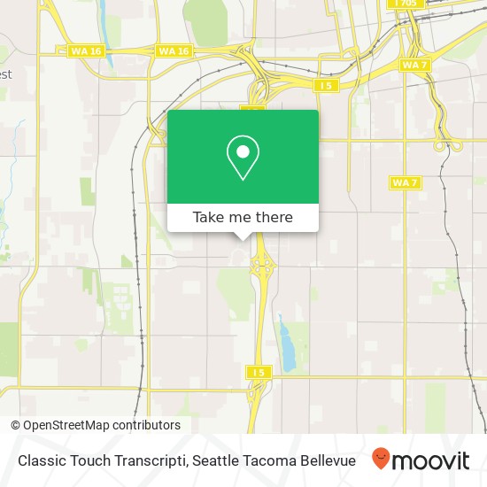 Mapa de Classic Touch Transcripti