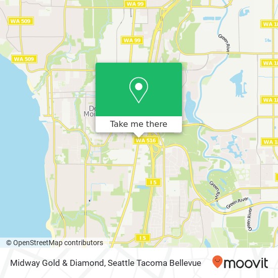 Midway Gold & Diamond map