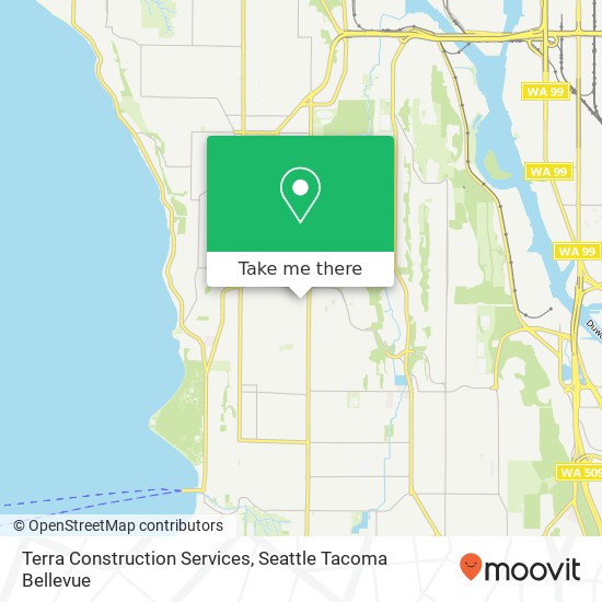 Terra Construction Services map