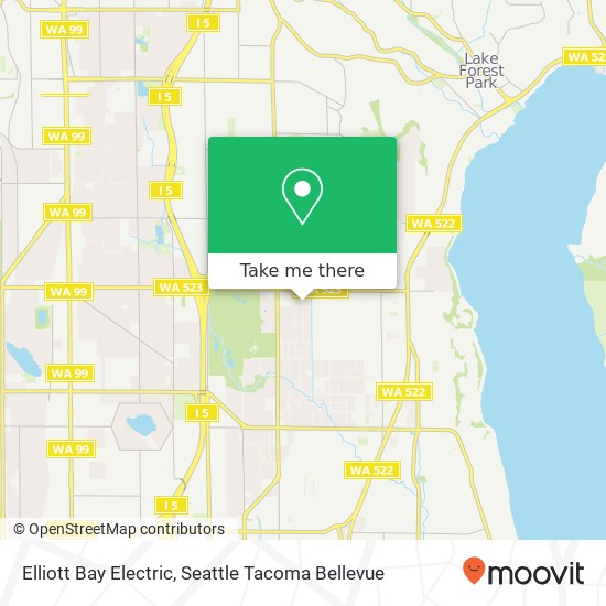 Mapa de Elliott Bay Electric