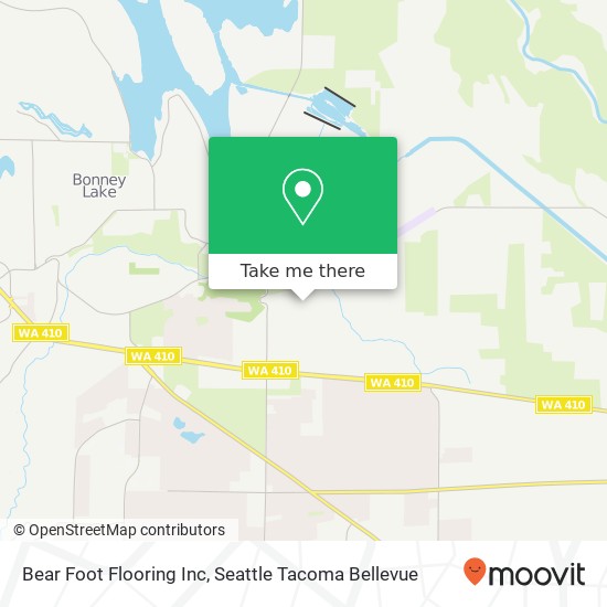 Mapa de Bear Foot Flooring Inc