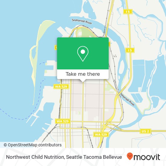 Northwest Child Nutrition map