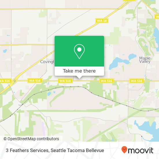 3 Feathers Services map