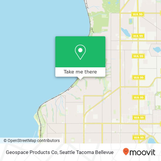 Geospace Products Co map