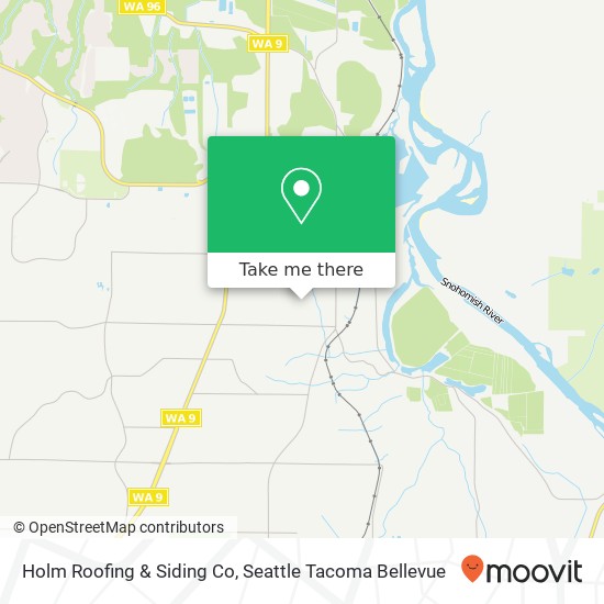 Mapa de Holm Roofing & Siding Co