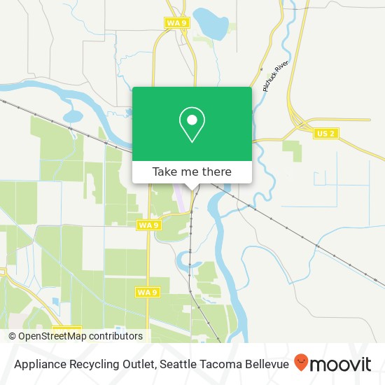 Appliance Recycling Outlet map