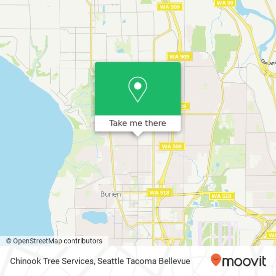 Mapa de Chinook Tree Services