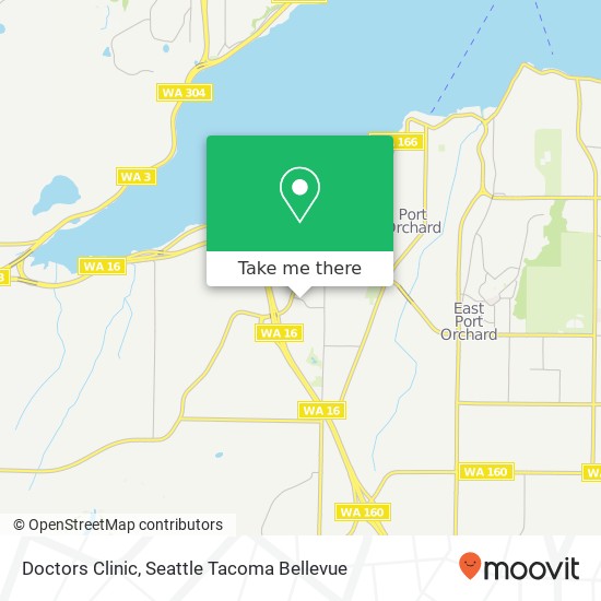 Doctors Clinic map