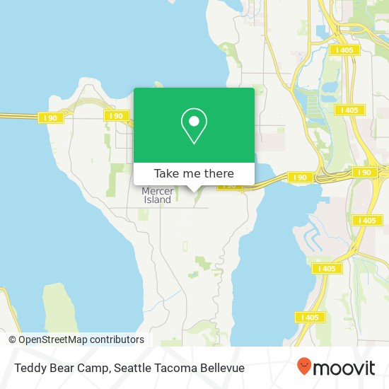 Teddy Bear Camp map