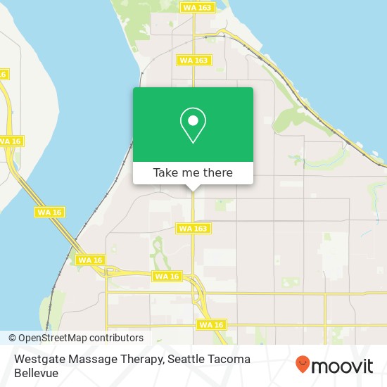 Mapa de Westgate Massage Therapy