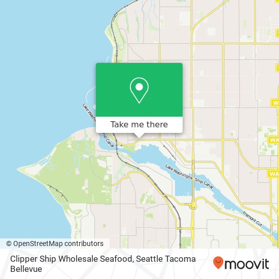 Clipper Ship Wholesale Seafood map