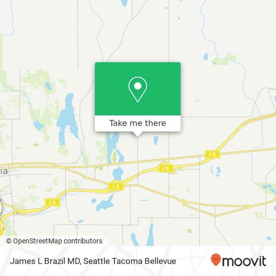 James L Brazil MD map