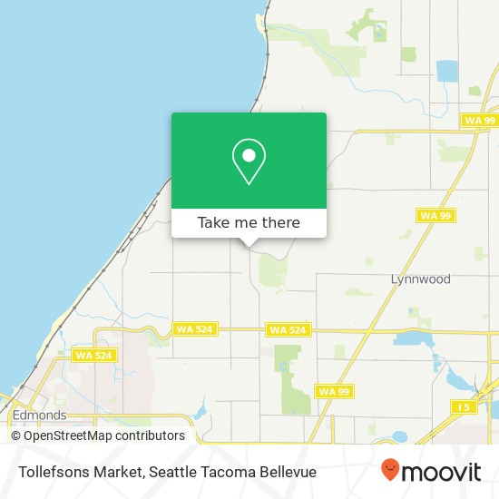 Mapa de Tollefsons Market