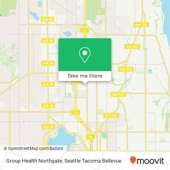 Group Health Northgate map