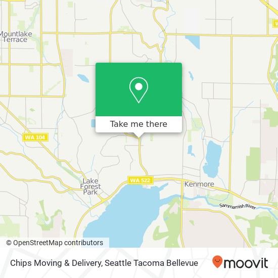 Mapa de Chips Moving & Delivery