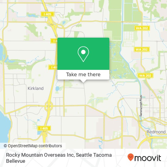 Rocky Mountain Overseas Inc map