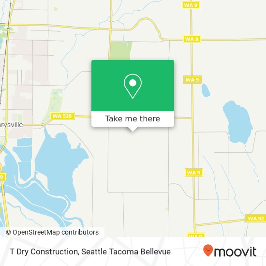 T Dry Construction map