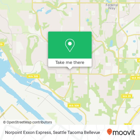 Mapa de Norpoint Exxon Express