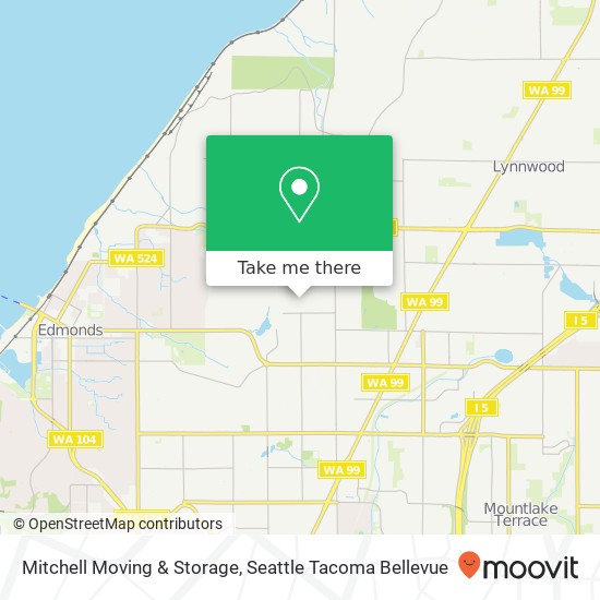 Mapa de Mitchell Moving & Storage