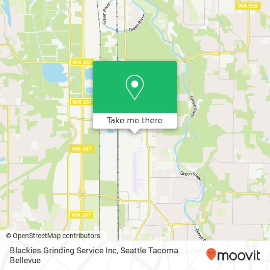 Blackies Grinding Service Inc map