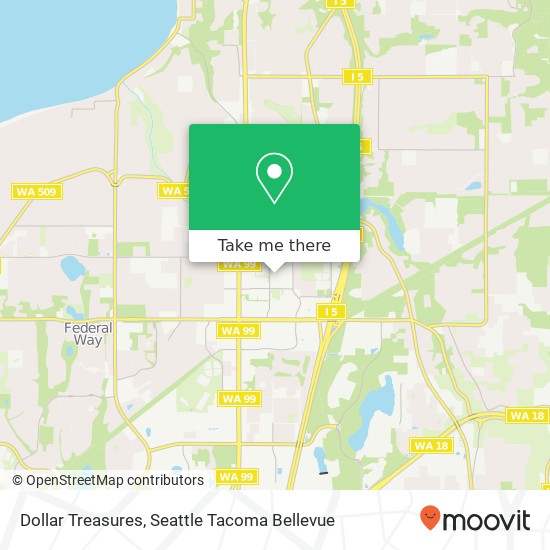 Dollar Treasures map