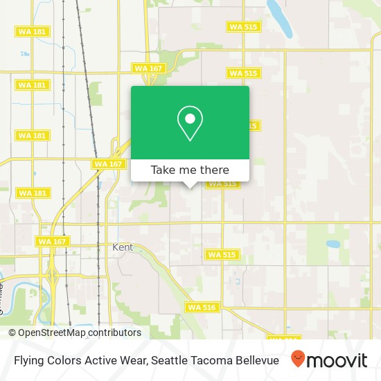 Flying Colors Active Wear map