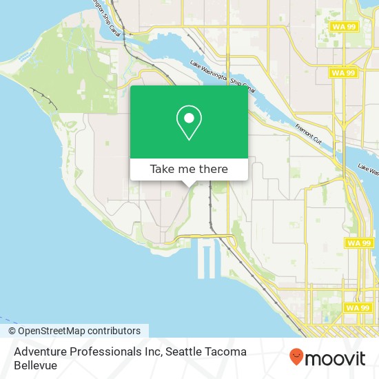 Adventure Professionals Inc map