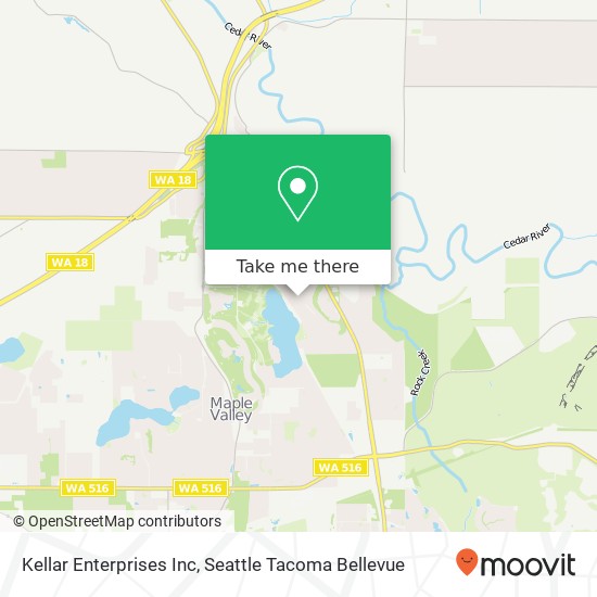 Kellar Enterprises Inc map