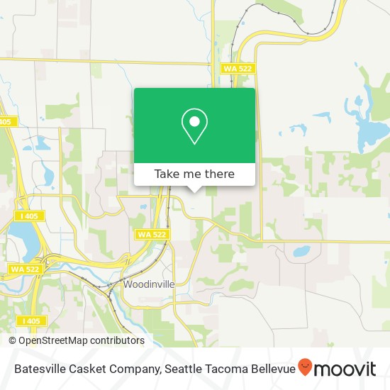 Mapa de Batesville Casket Company